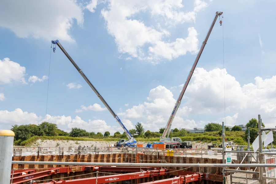 低騒音・低排出で地球にやさしい施工