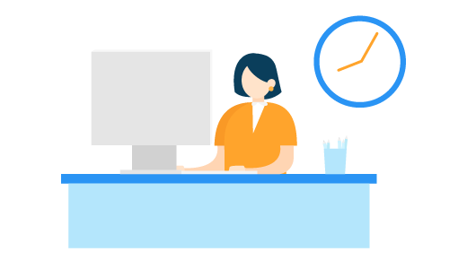 所定外労働時間の実績（1人当たり月平均）