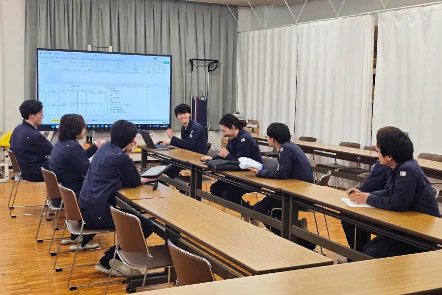 技術を一から育てる教育体制